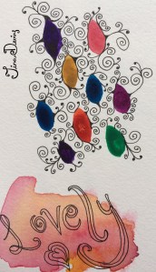 Watercolour & Pen Sketchbook by Tina Devins