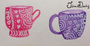 Watercolour & Pen Sketchbook by Tina Devins