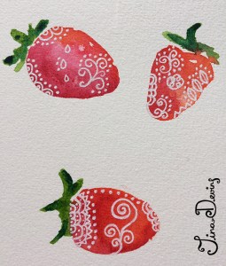 Watercolour & Pen Sketchbook by Tina Devins