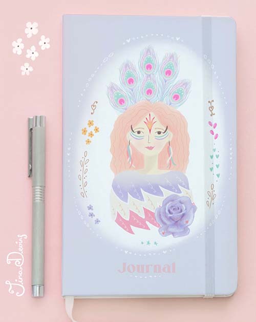 ‘Bird Bloom Girls’ Journal by Tina Devins