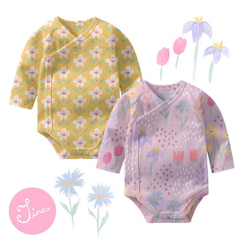 ‘Spring Dreams’ floral patterns by Tina Devins